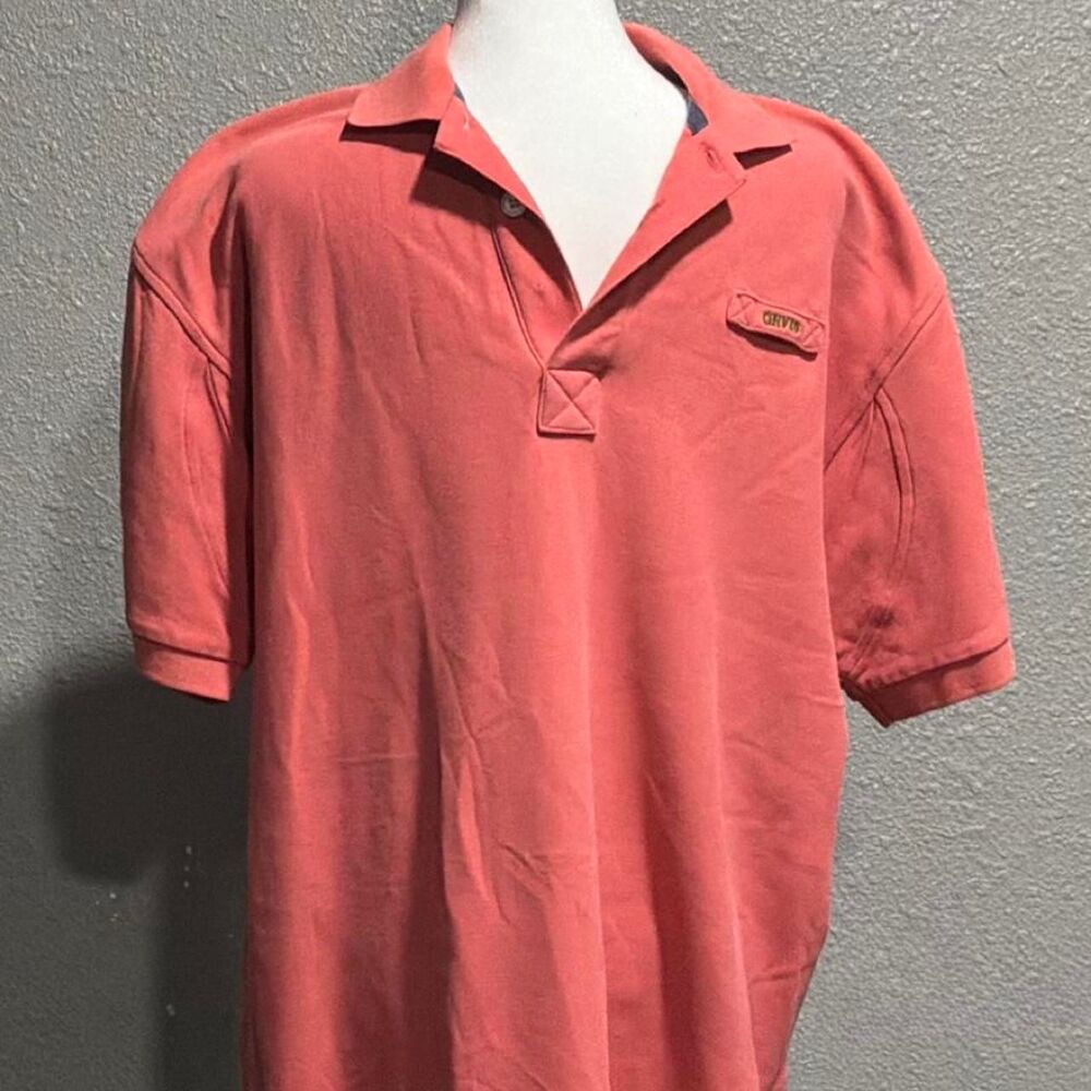 Obey Men's Pink and Red Polo-shirts